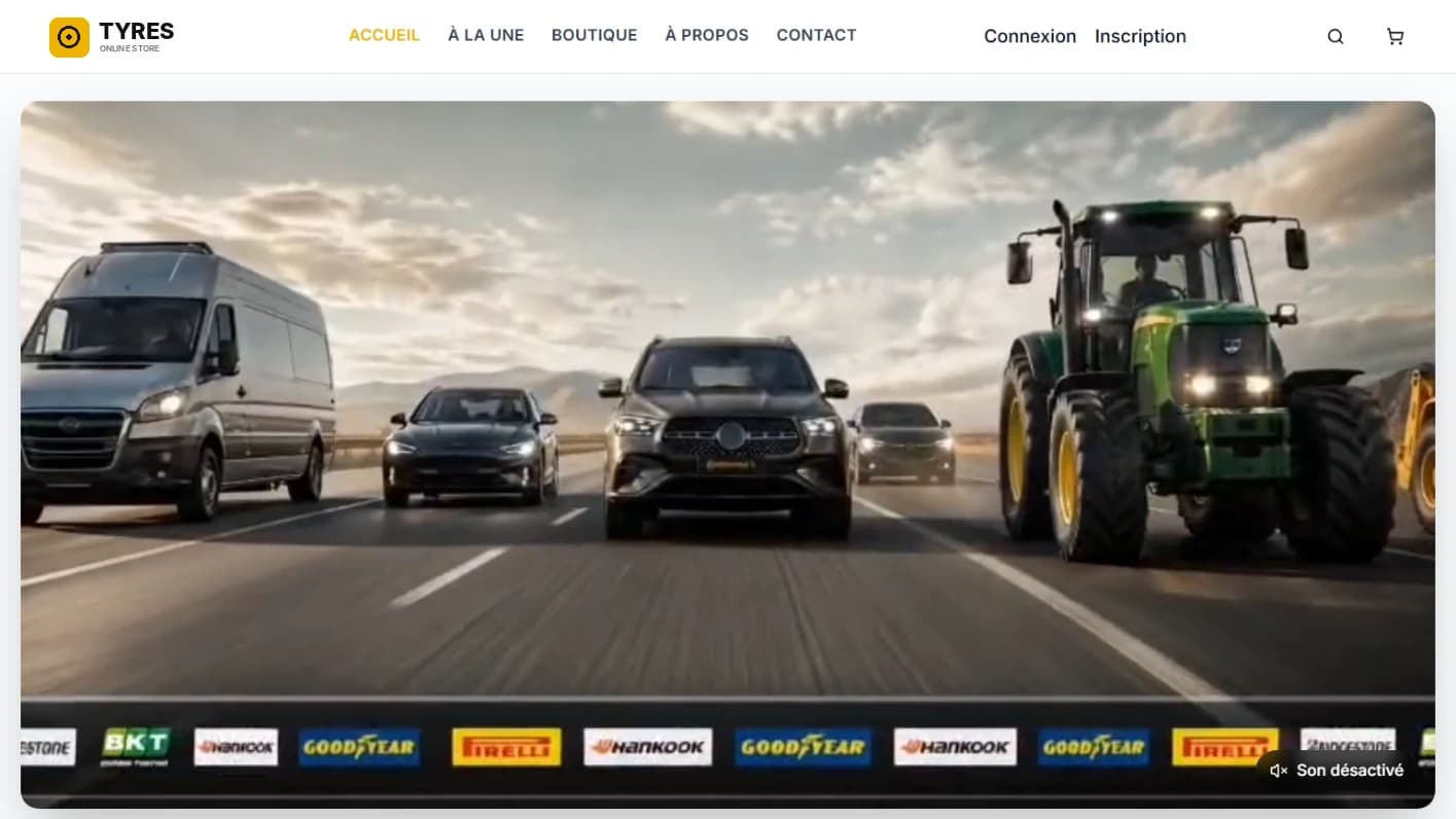E-commerce Store & Admin Panel for an Online Tyre Retailer preview