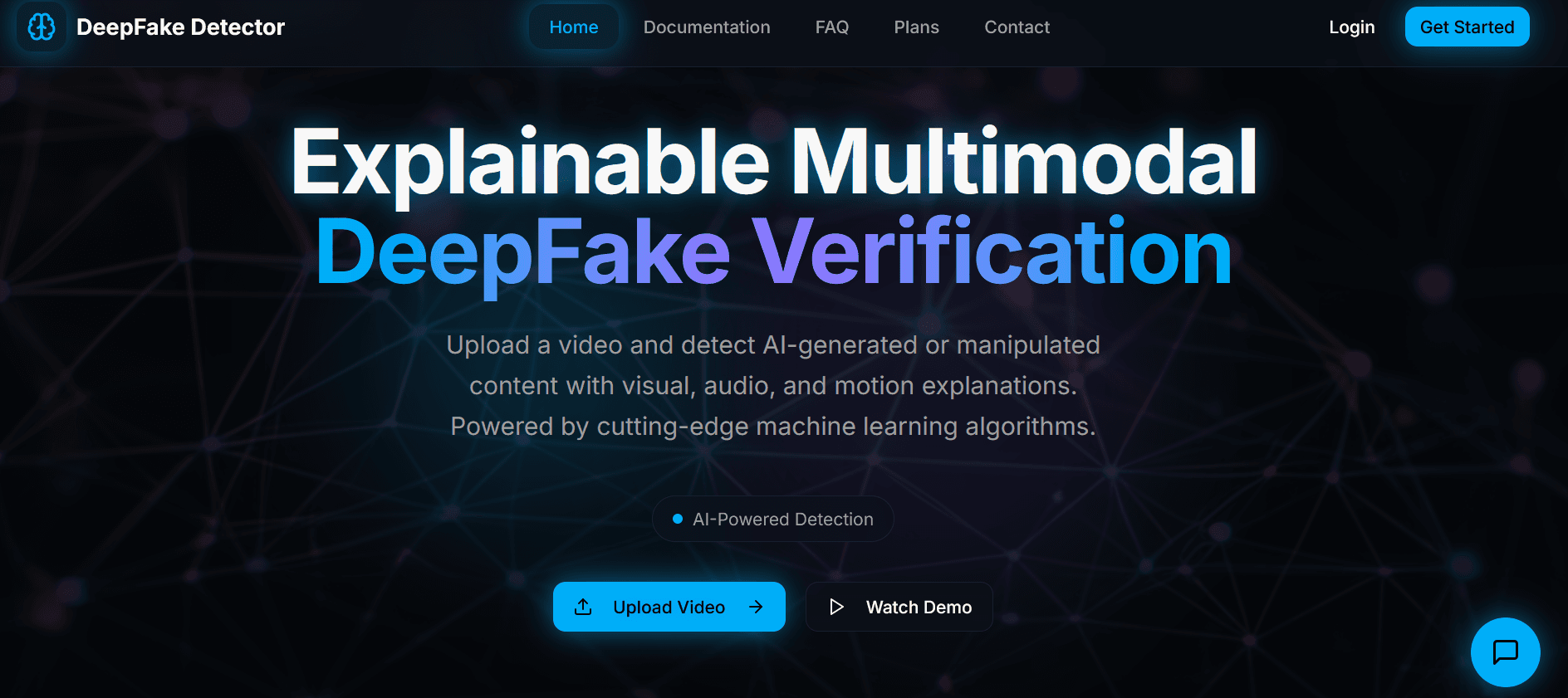 Deepfake Detection Platform (Final Year Project) preview