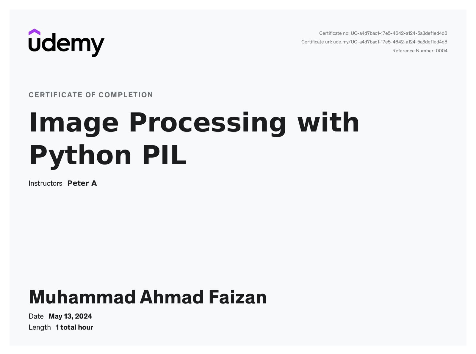 Image Processing with Python PIL — Udemy